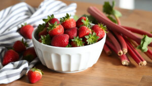 Svensk sommar jordgubb & rabarber – recept och användning