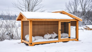 Kaninbur utomhus året runt – guide för krävande vinter