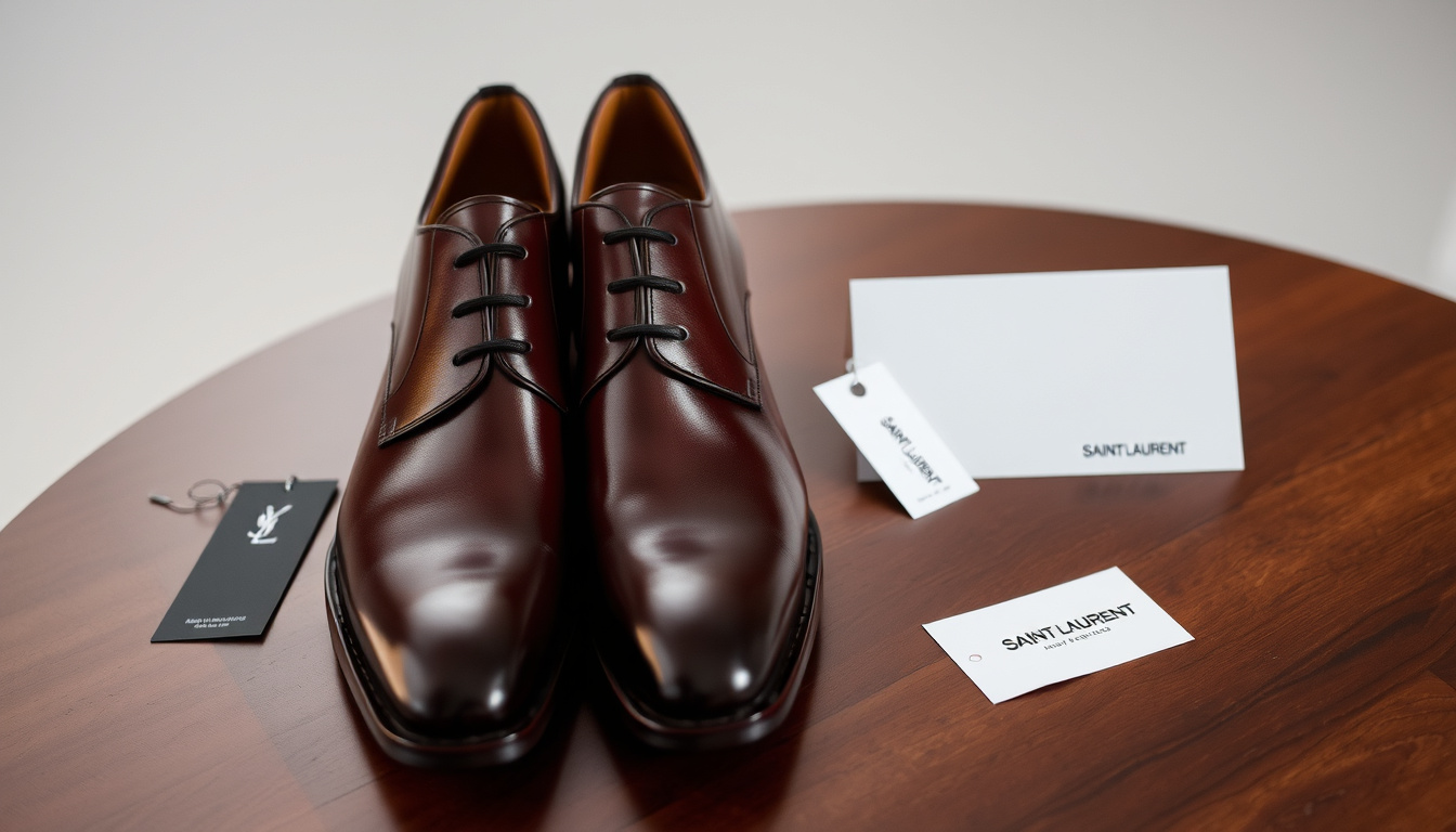 Saint Laurent skor herr – guide till pris och äkthet